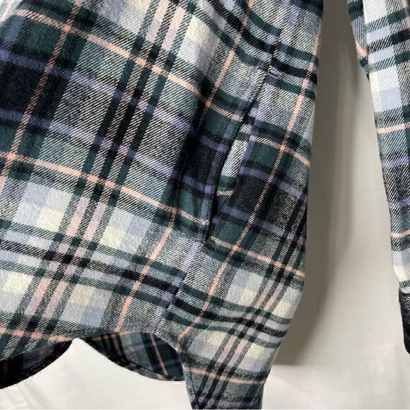 Madewell Plaid Flannel Sunday Button Down Shirt (Cronston Plaid) - Small - Picture 7 of 12